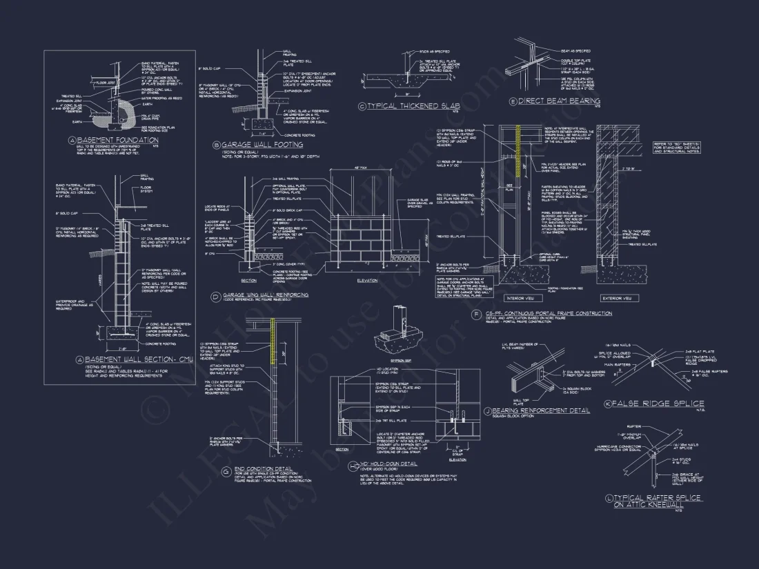 Spacious 3-Story Luxury house Plan with CAD Blueprints & Designs