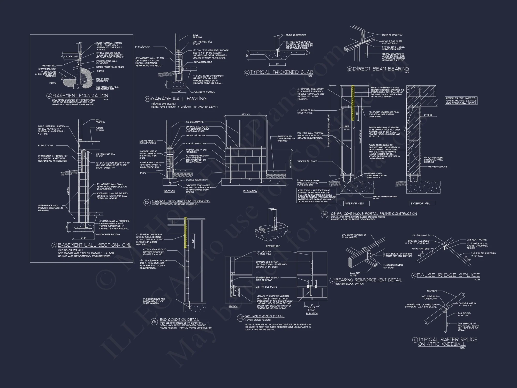 Spacious 3-Story Luxury house Plan with CAD Blueprints & Designs