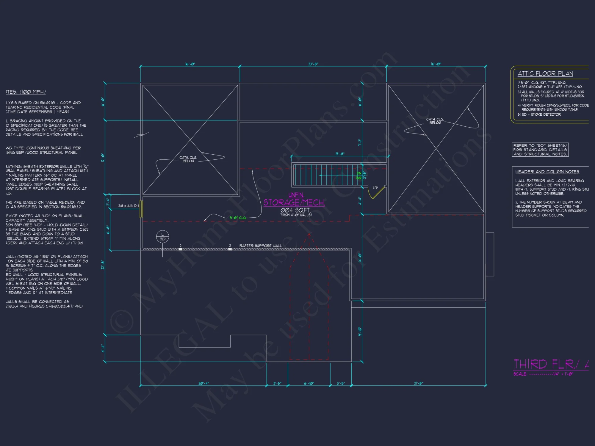 Spacious 3-Story Luxury house Plan with CAD Blueprints & Designs