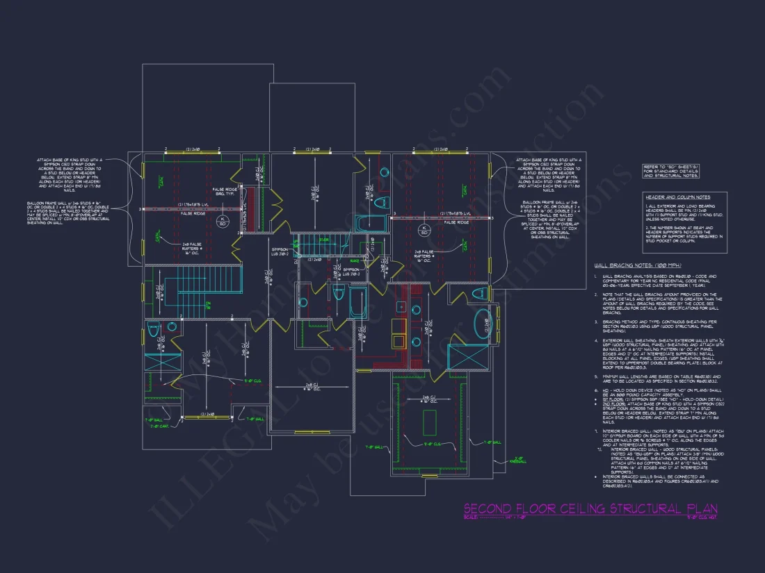 Spacious 3-Story Luxury house Plan with CAD Blueprints & Designs