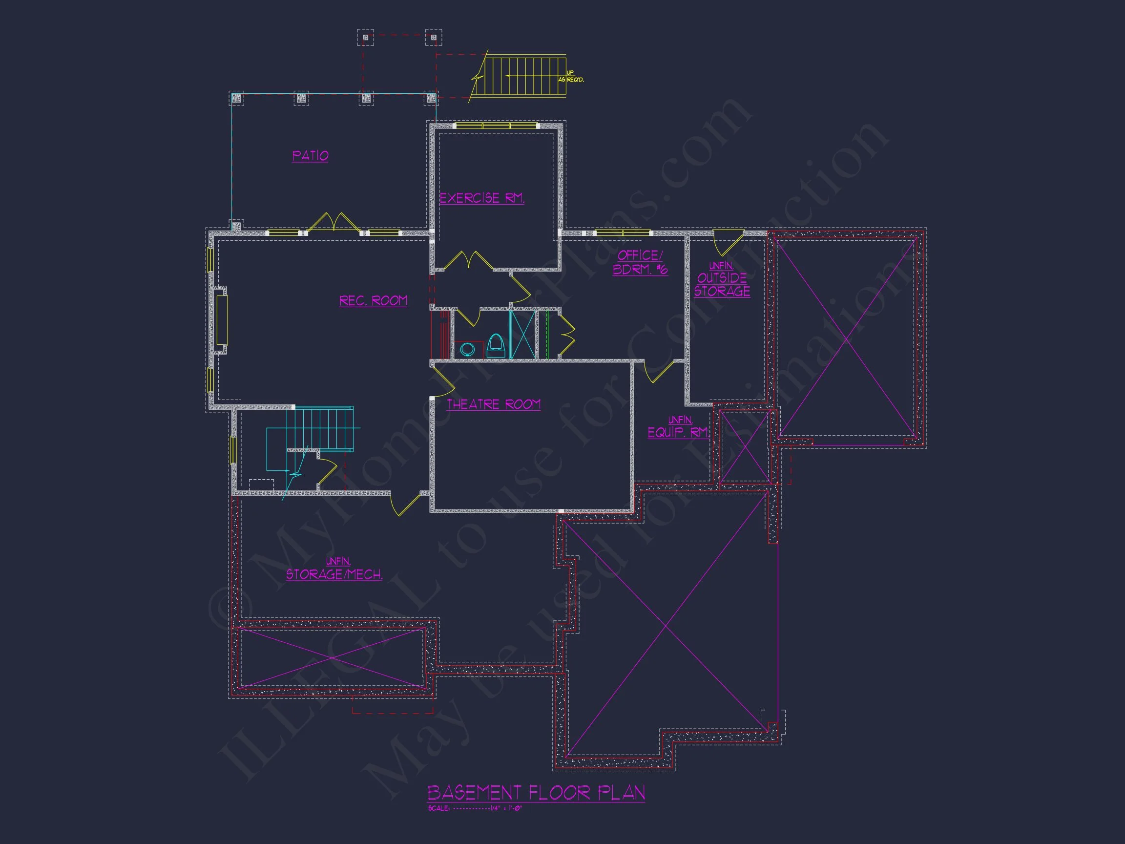 Spacious 3-Story Luxury house Plan with CAD Blueprints & Designs