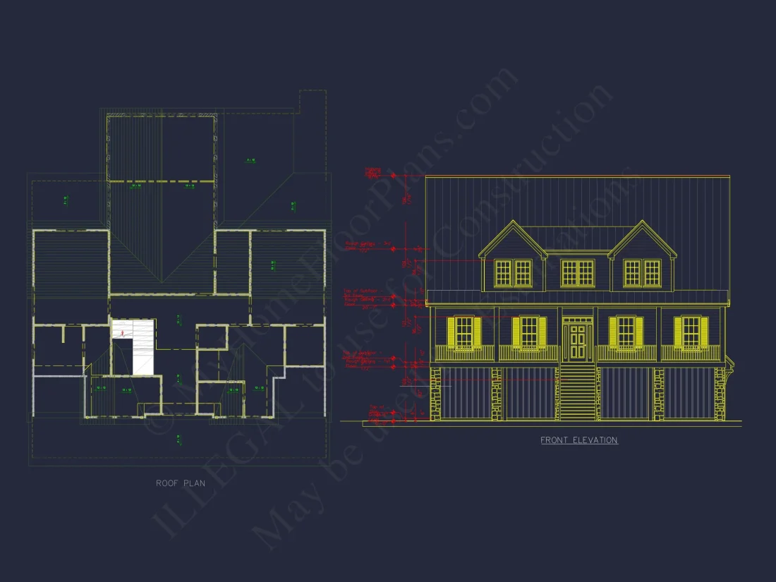 Craftsman house Plan with Modern Floor Plans and CAD Designs