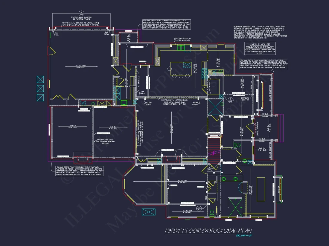 Elegant 2-Story house Plan with CAD Blueprint & Architectural Designs