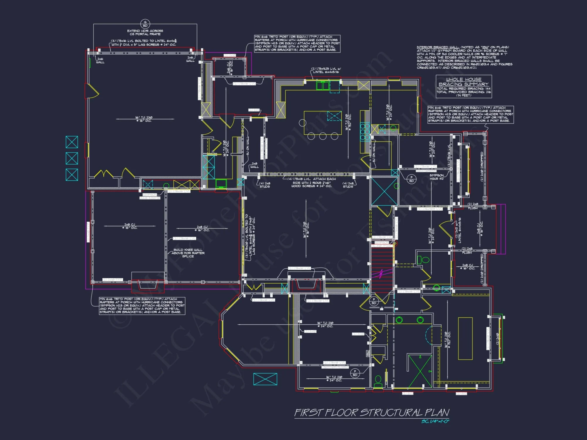 Elegant 2-Story house Plan with CAD Blueprint & Architectural Designs