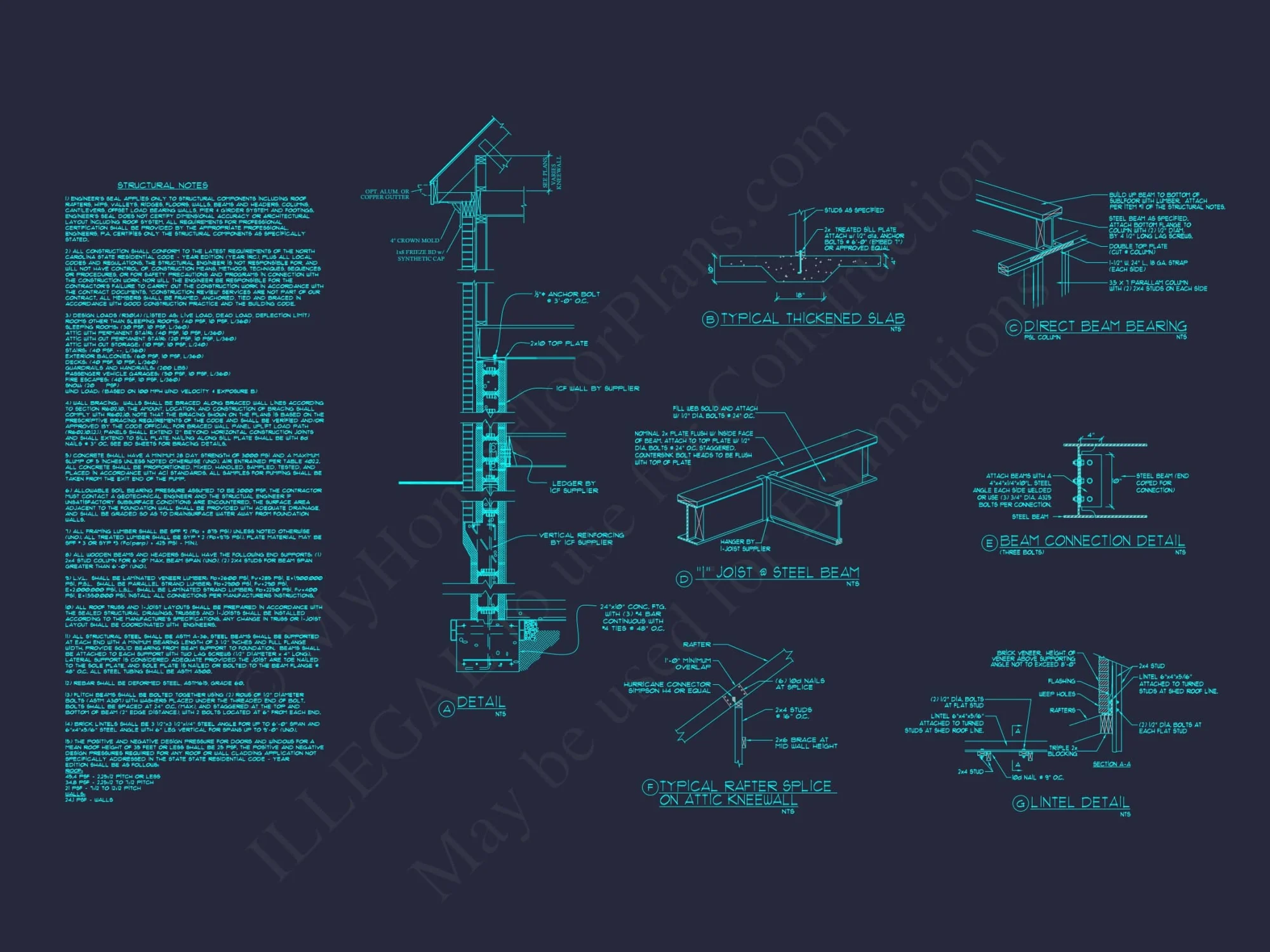 Elegant house Plan: 3.5-Story CAD Floor Blueprint Designs