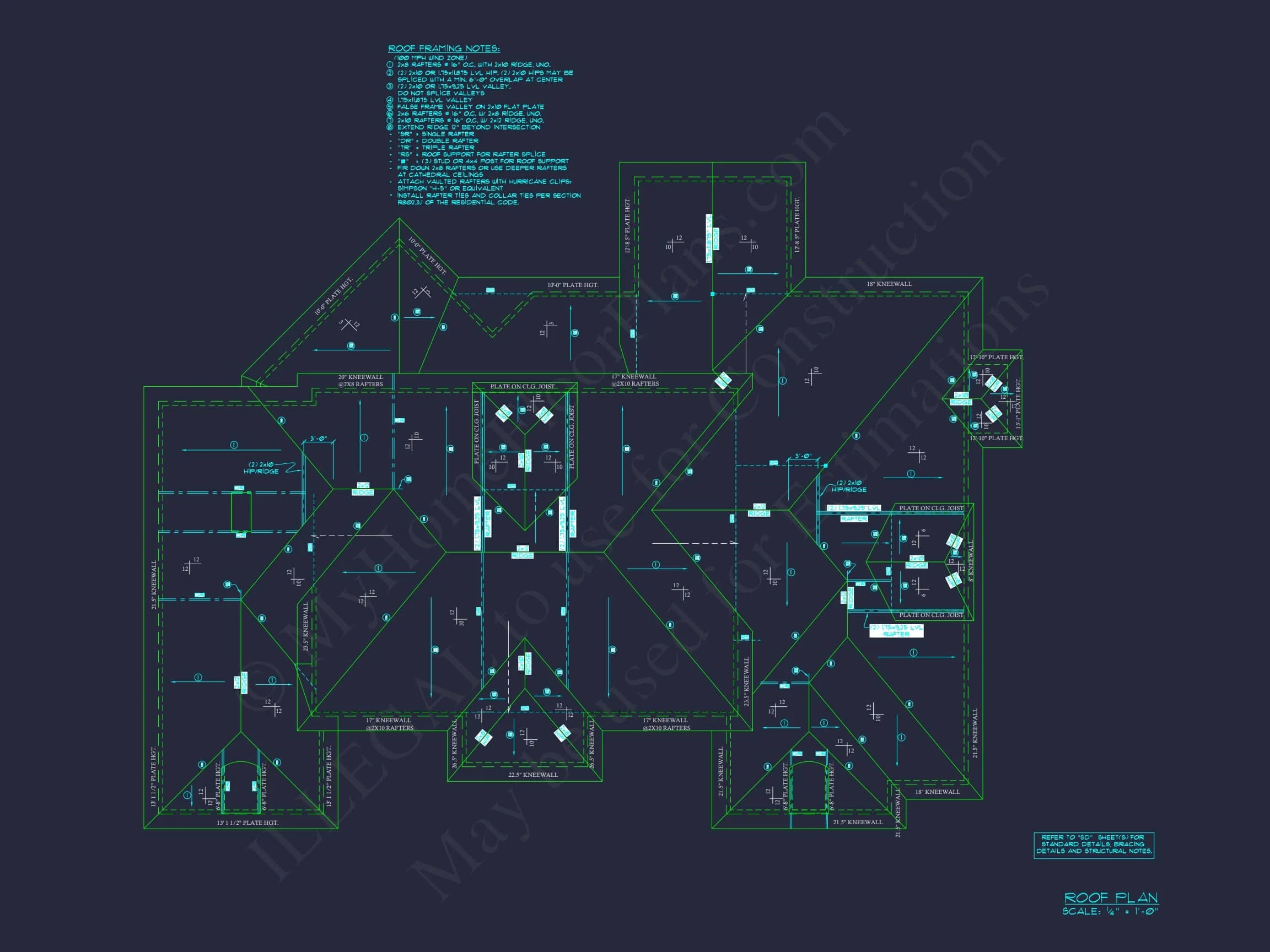 Elegant house Plan: 3.5-Story CAD Floor Blueprint Designs