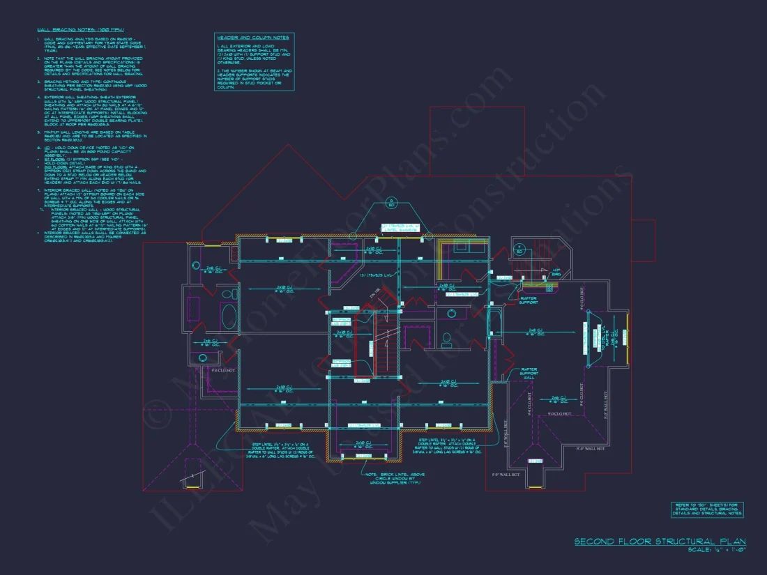 Elegant house Plan: 3.5-Story CAD Floor Blueprint Designs
