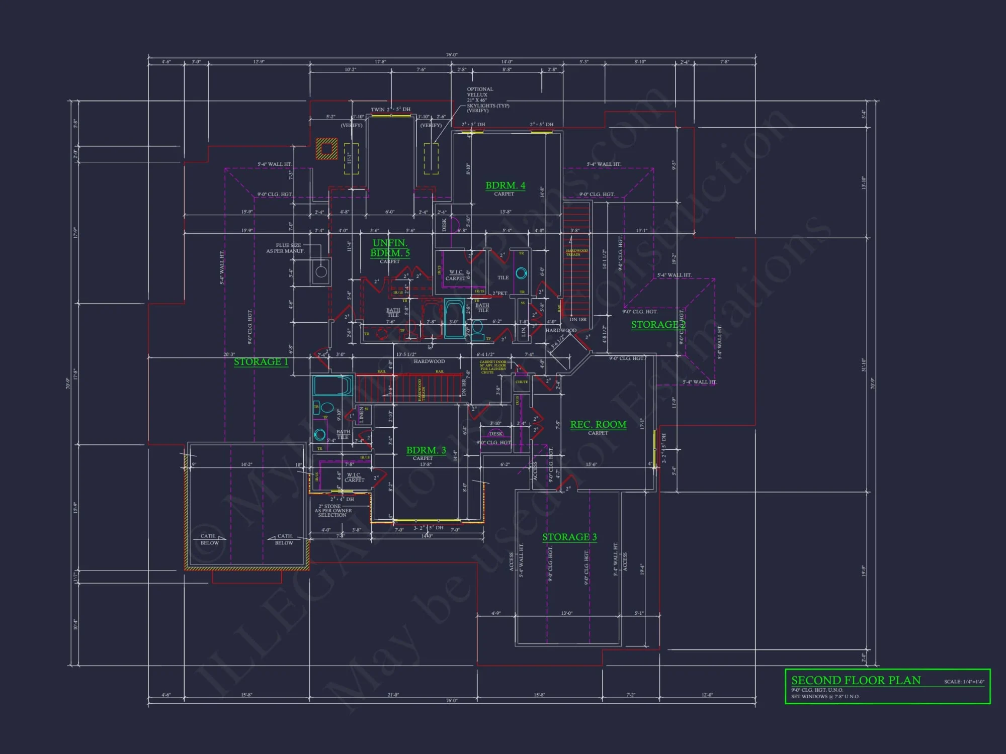 Elegant house Floor Plan with CAD Blueprints and Modern Designs