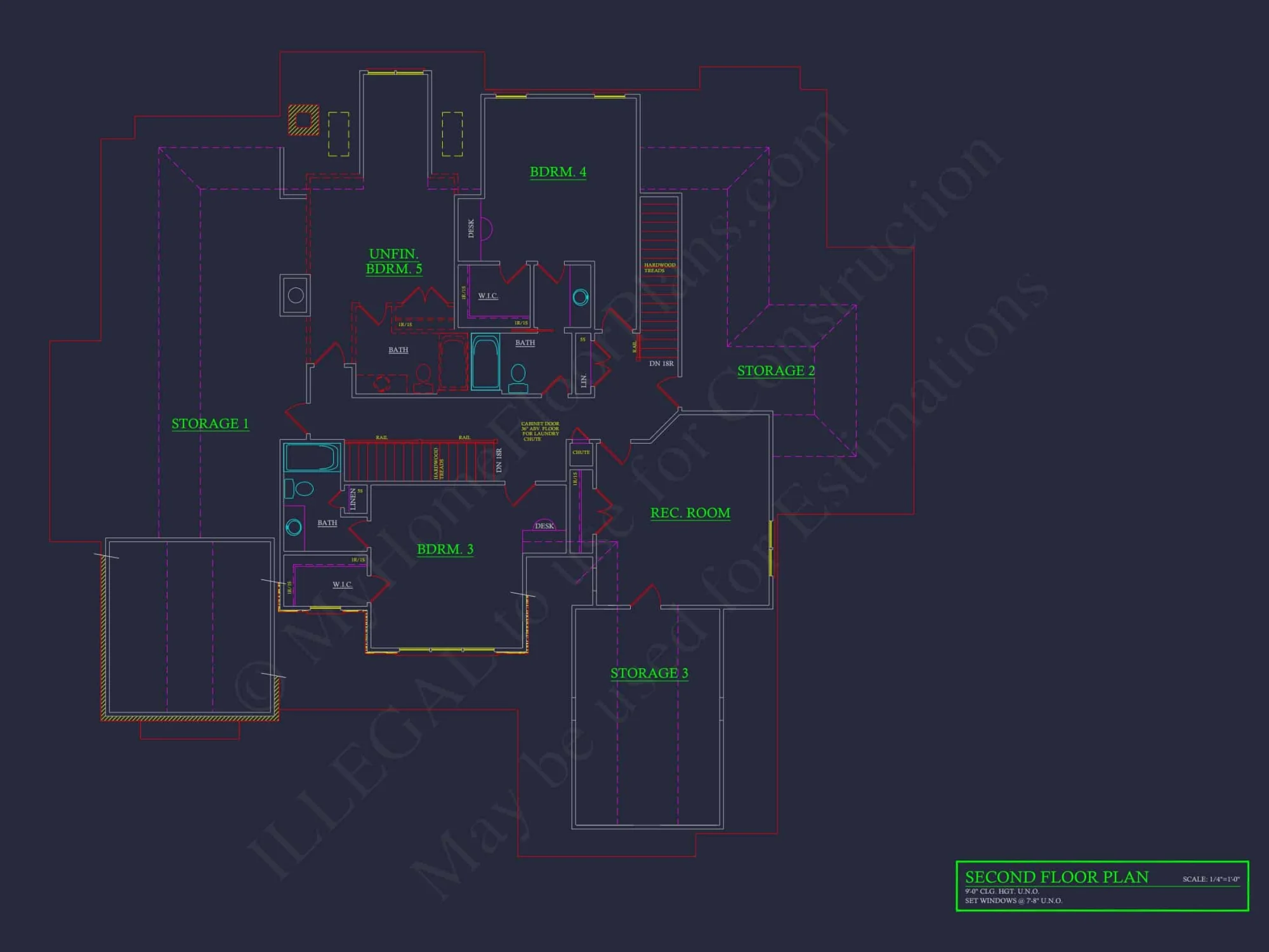 Elegant house Floor Plan with CAD Blueprints and Modern Designs