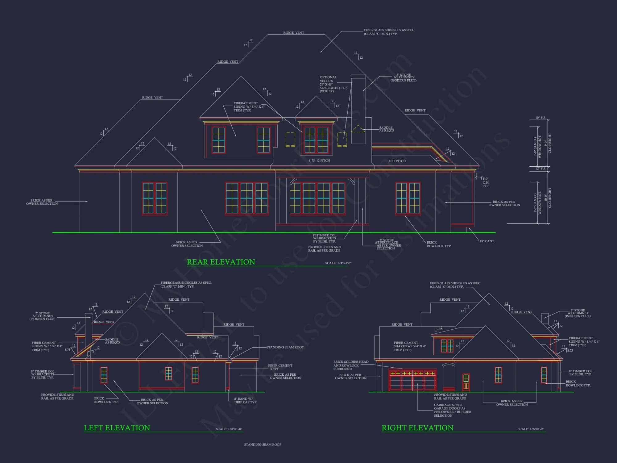 Elegant house Floor Plan with CAD Blueprints and Modern Designs