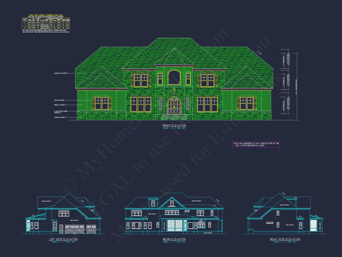Custom house Floor Plan with Spacious CAD Designs & Blueprint