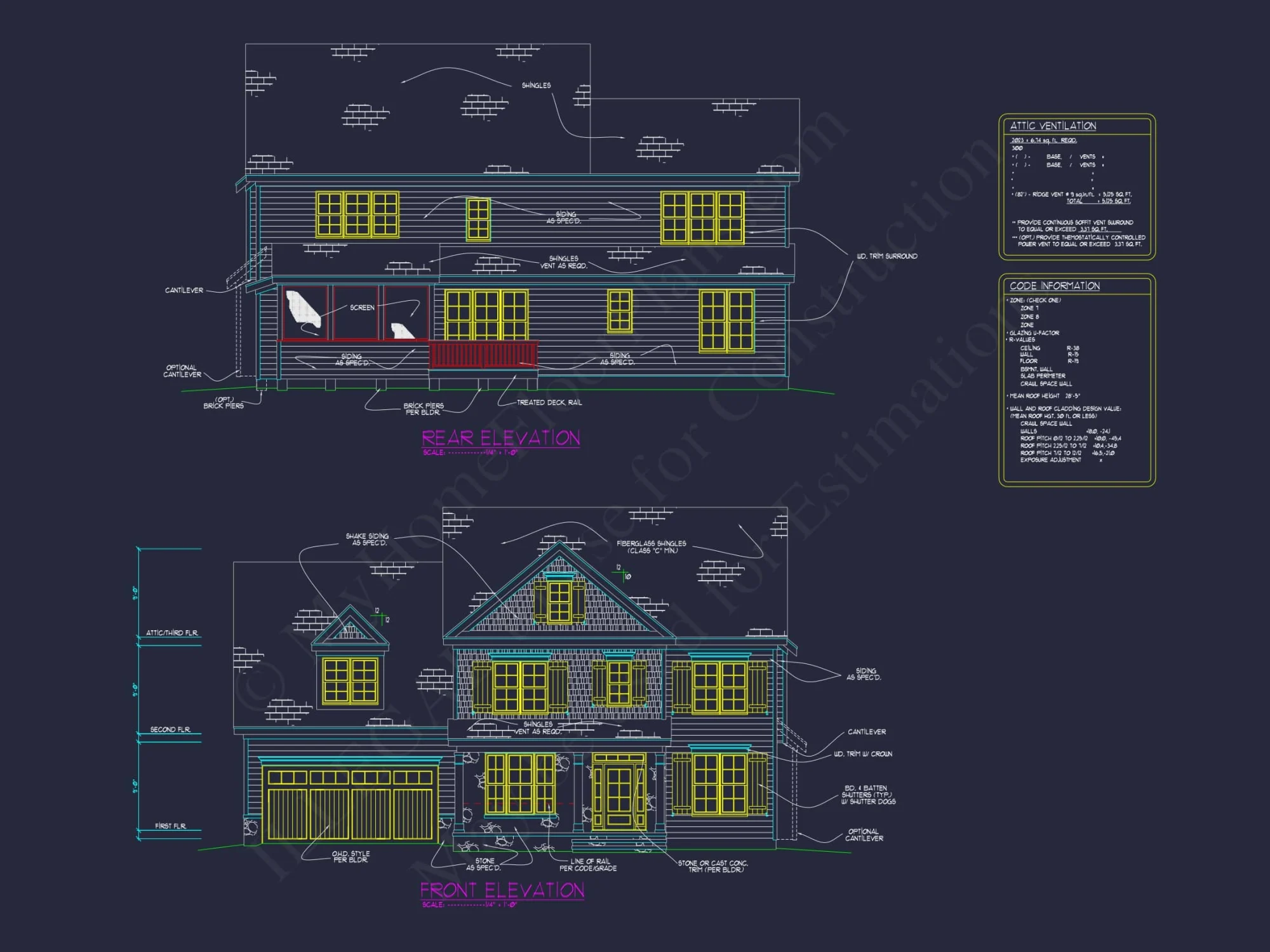 Versatile house Plan with 3 Floors