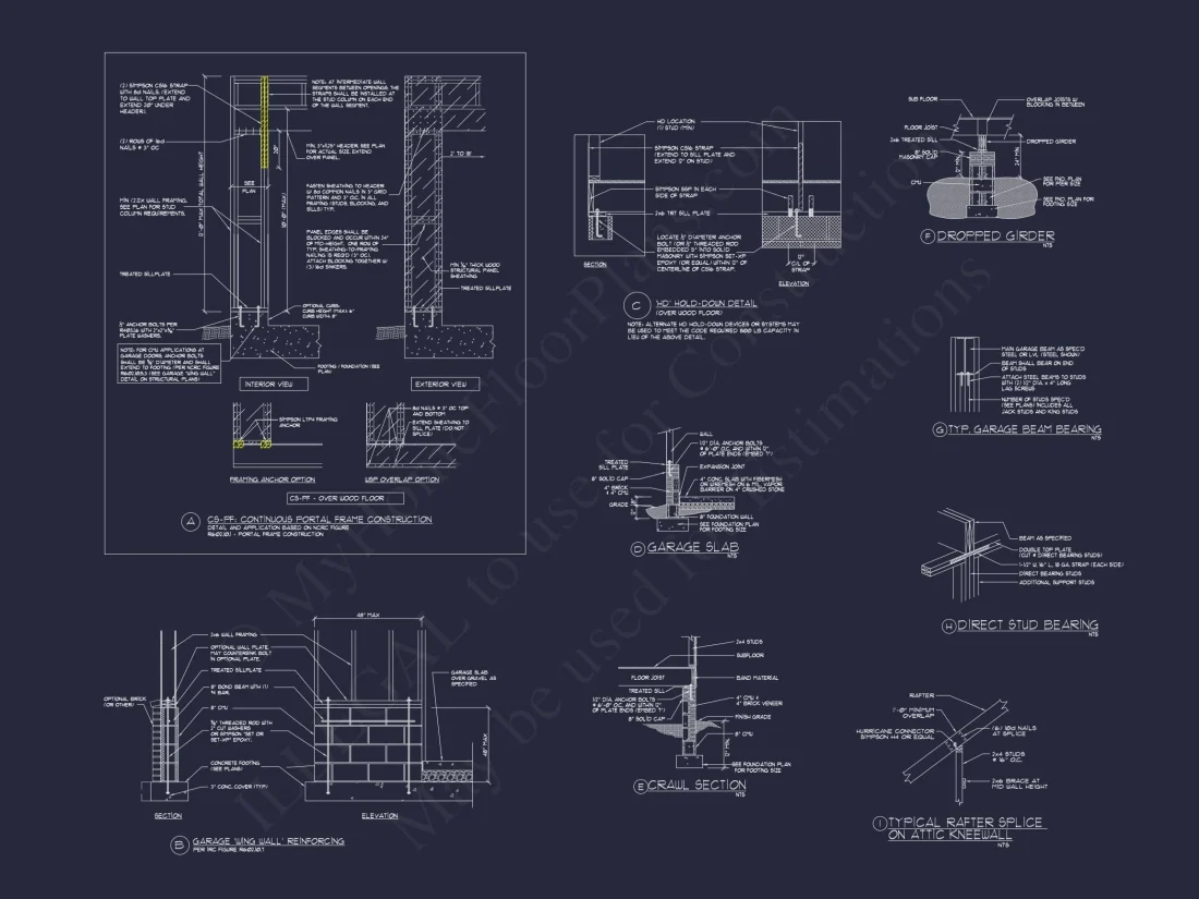 Spacious house Plan with 5 Beds, 4.5 Baths, and Modern Blueprint