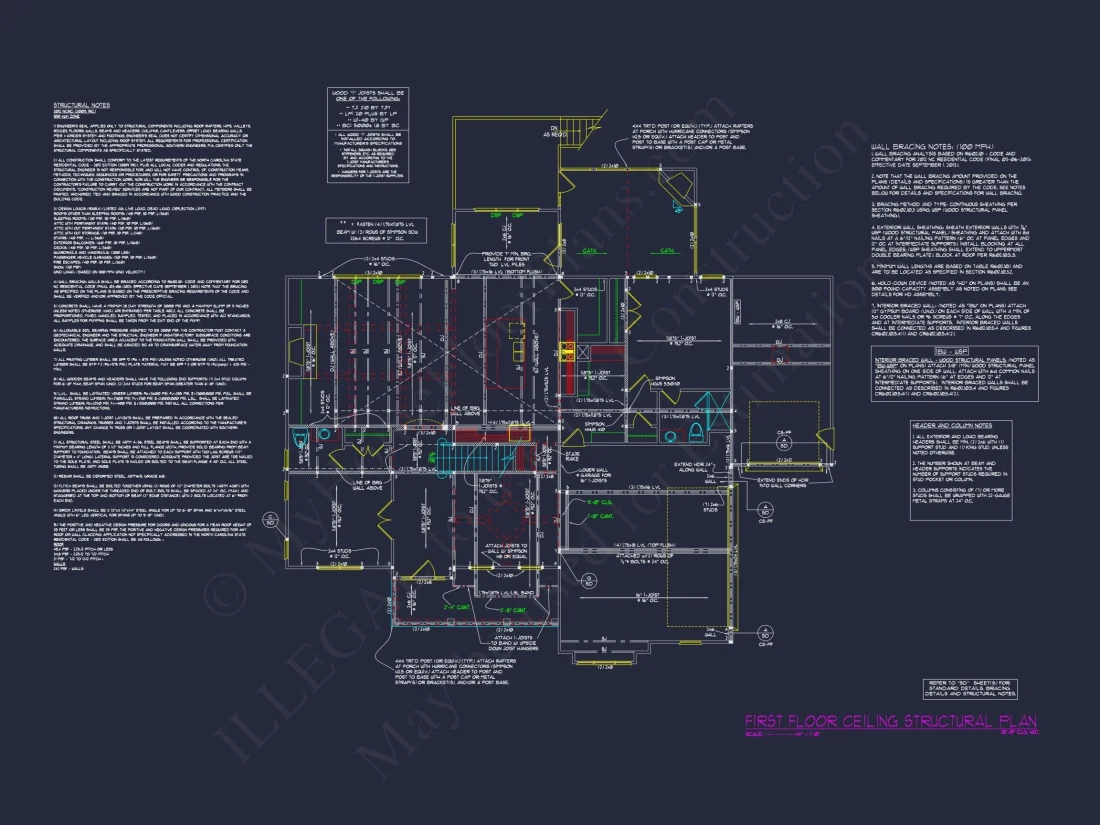 Spacious house Plan with 5 Beds, 4.5 Baths, and Modern Blueprint
