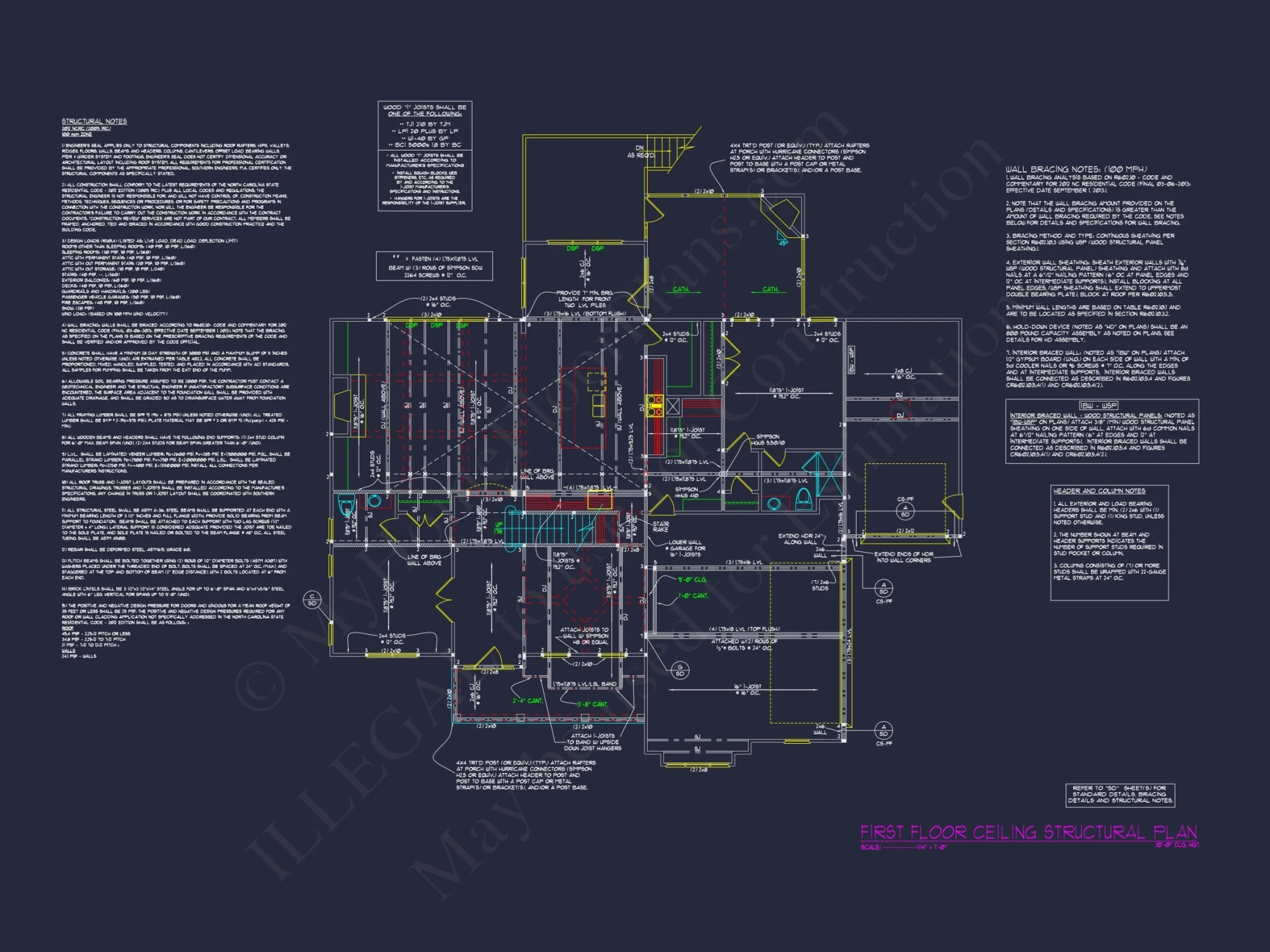 Spacious house Plan with 5 Beds, 4.5 Baths, and Modern Blueprint