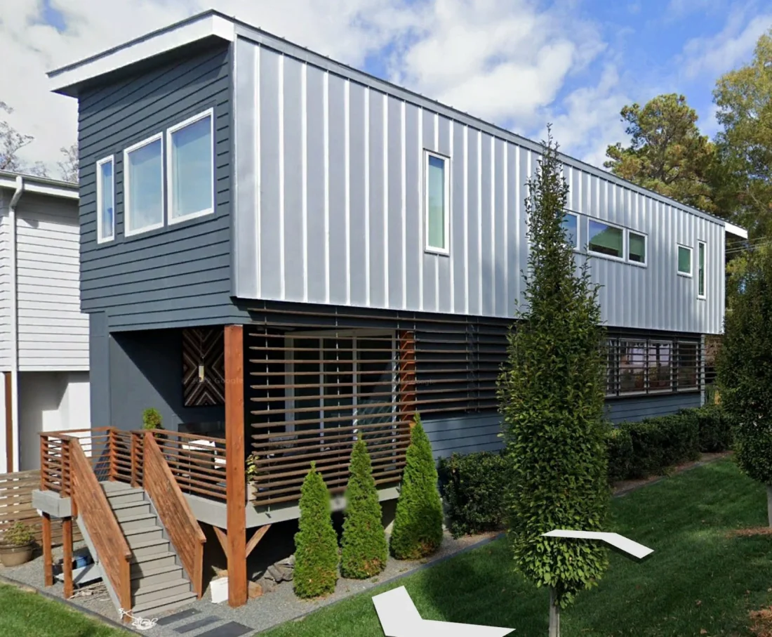 Modern house Plan with Detailed CAD Design and Open Floor Plan