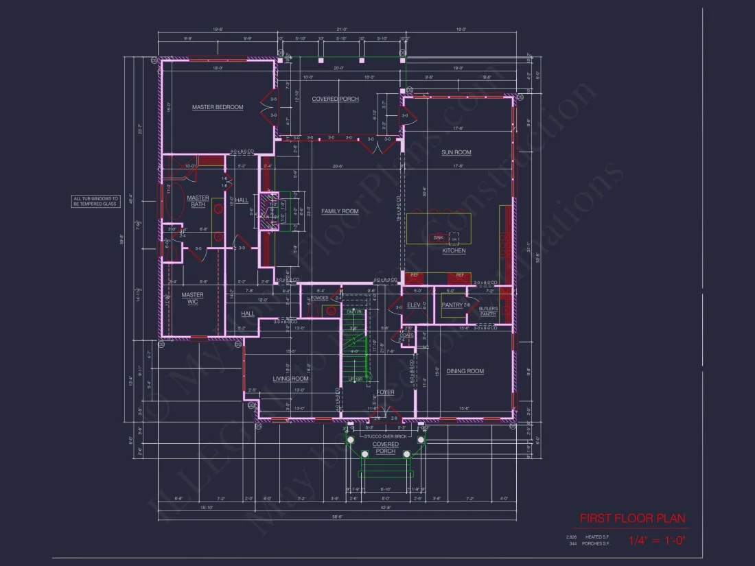 Elegant 3.5-Story house Design with CAD Blueprints & Features