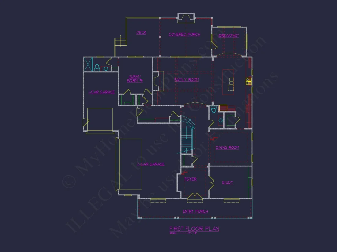 Luxury house Design with Floor Plan, Blueprint & CAD Designs