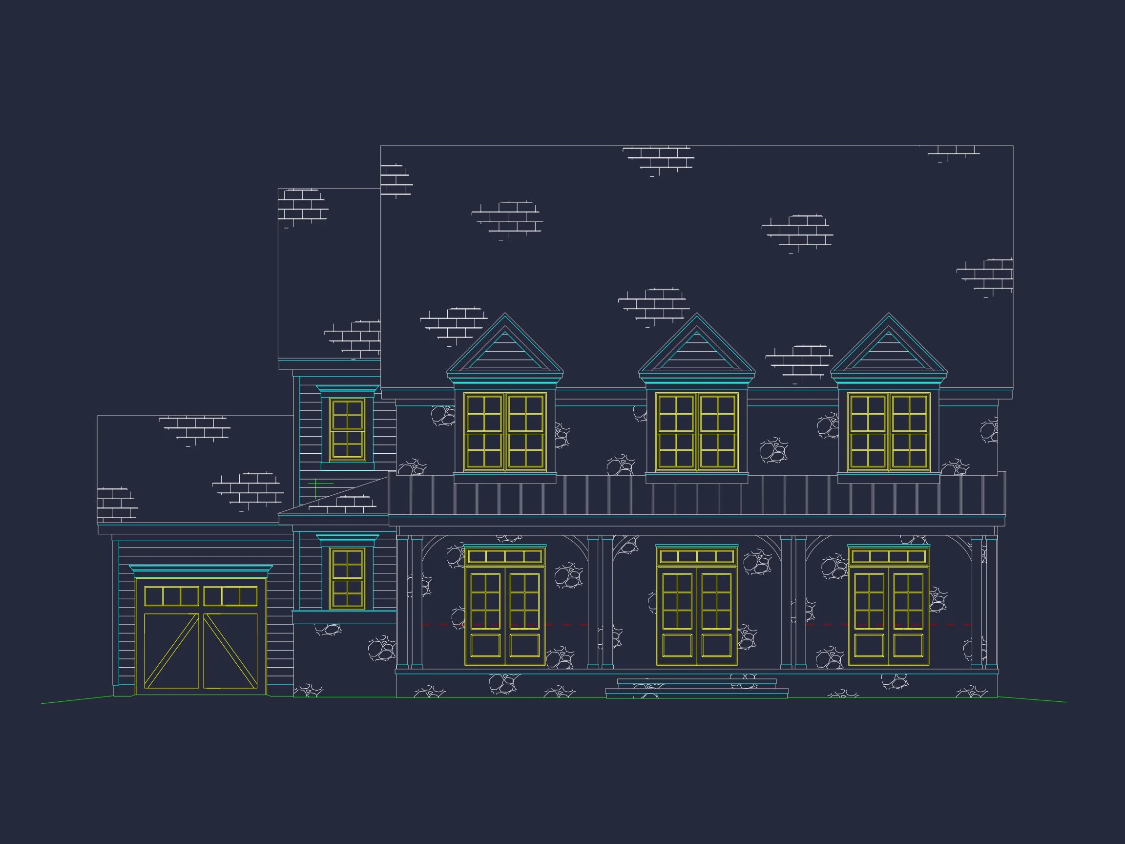 15-1785 HOUSE PLAN - 5-Bed, 5-Bath, 4,350 SF Rustic Farmhouse House Plan 25 Luxury house Design with Floor Plan, Blueprint & CAD Designs