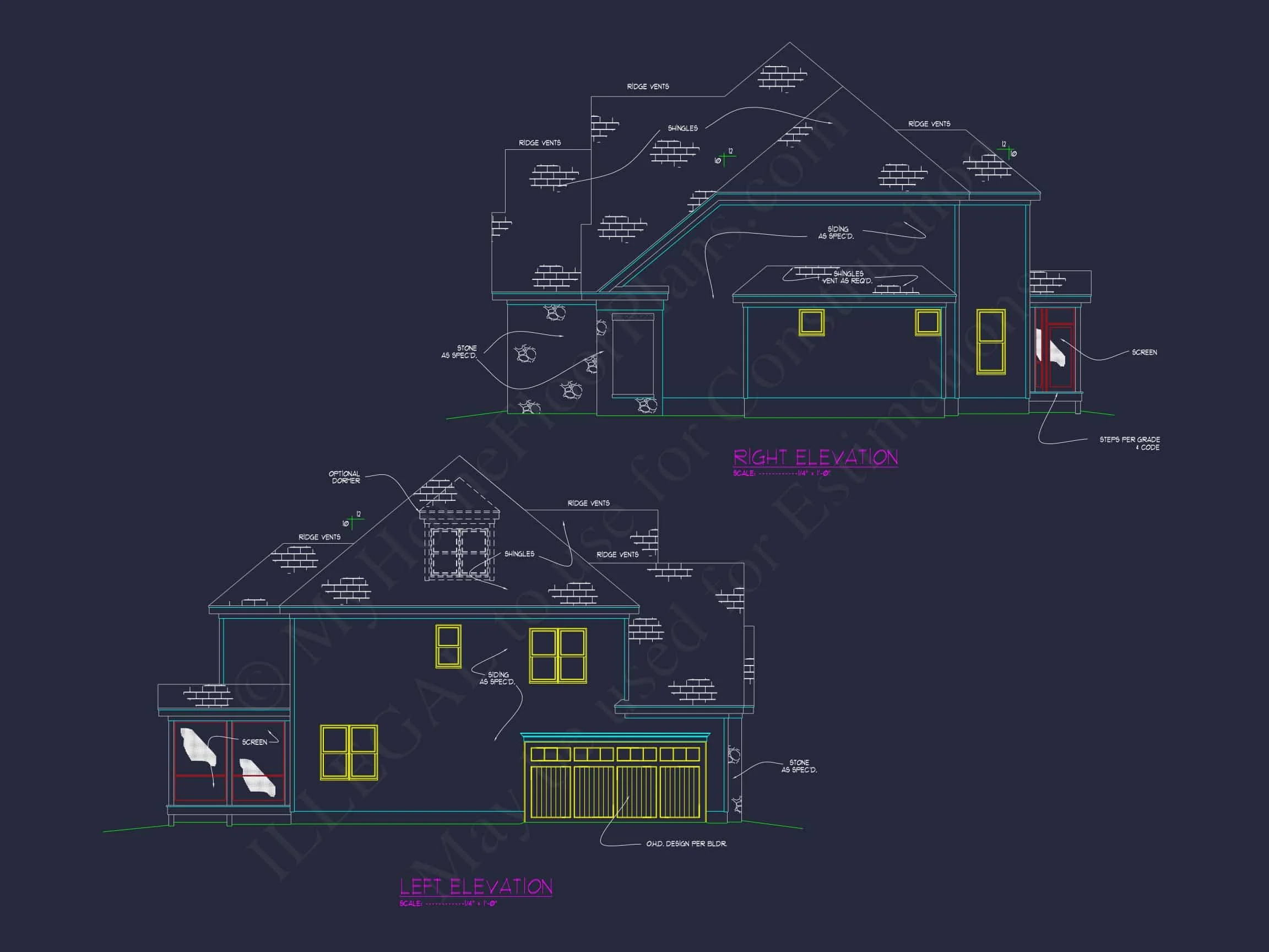 Craftsman house Plan Blueprint with Spacious Floor Designs