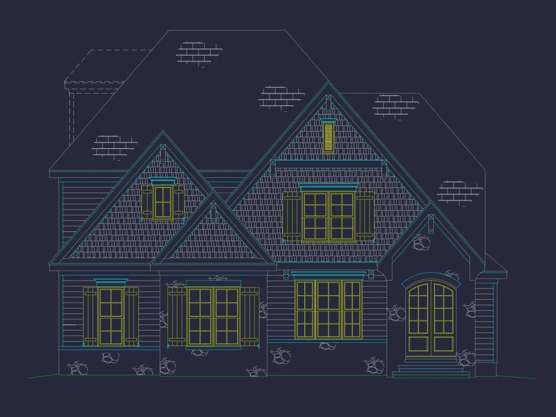 Craftsman house Plan Blueprint with Spacious Floor Designs