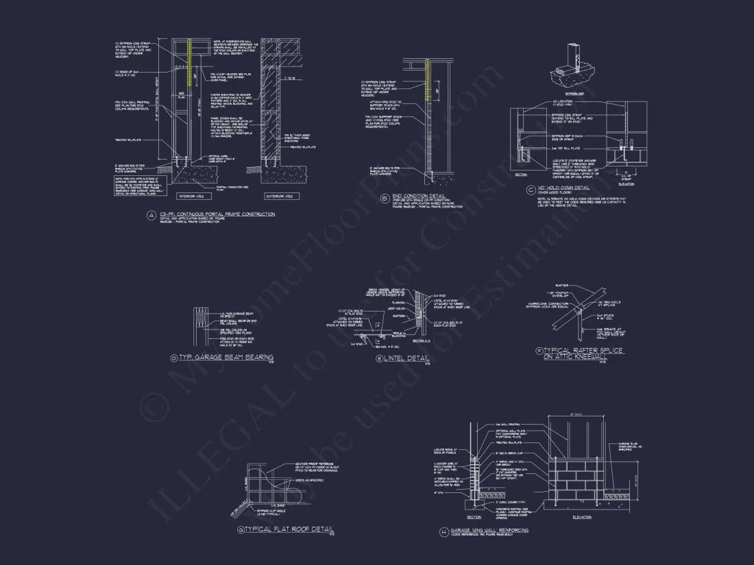 Spacious house Floor Plan with Blueprint & CAD Designs