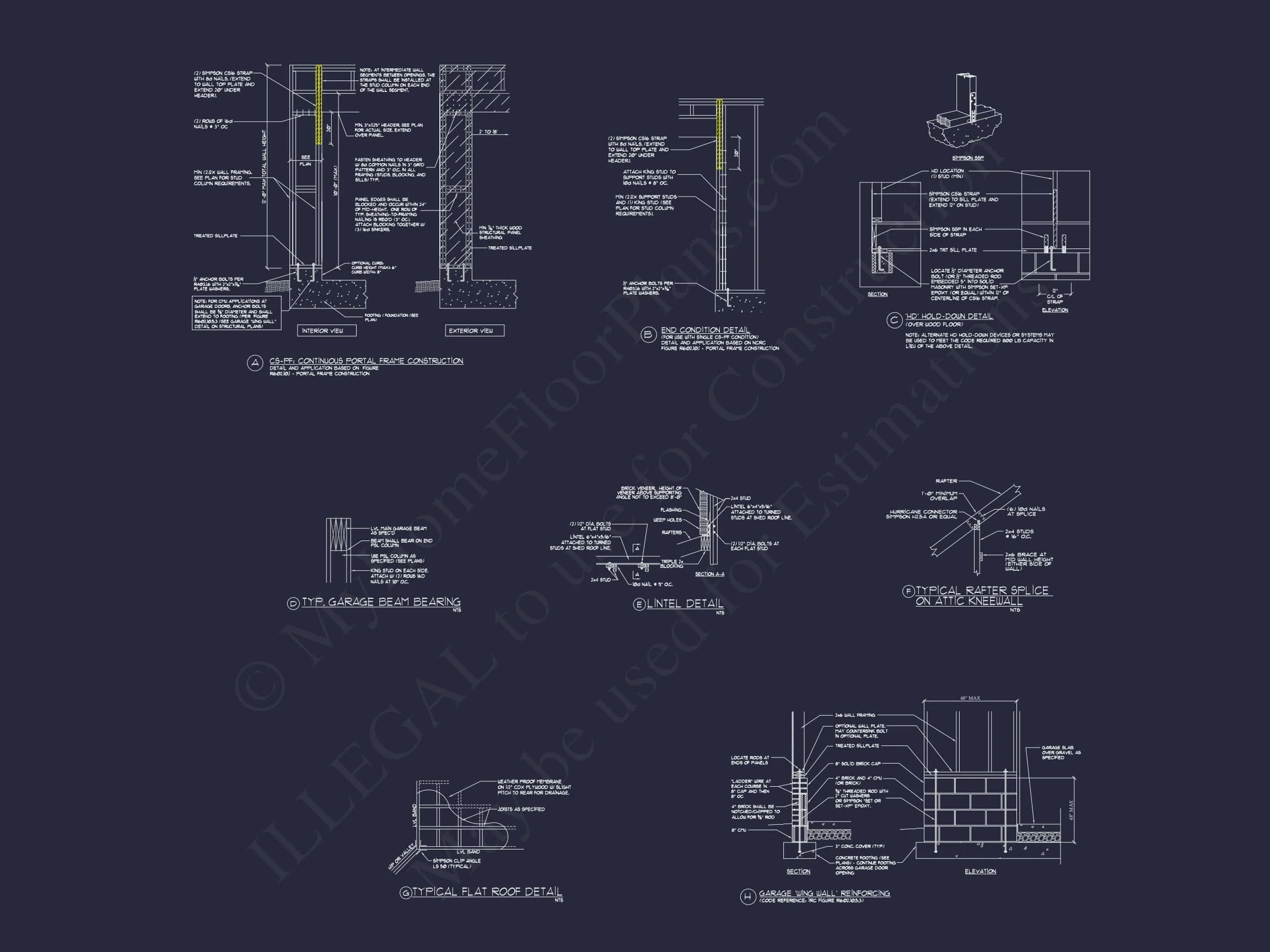15-1548 HOUSE PLAN - Spacious House Floor Plan with Blueprint & CAD Designs 12 Spacious house Floor Plan with Blueprint & CAD Designs