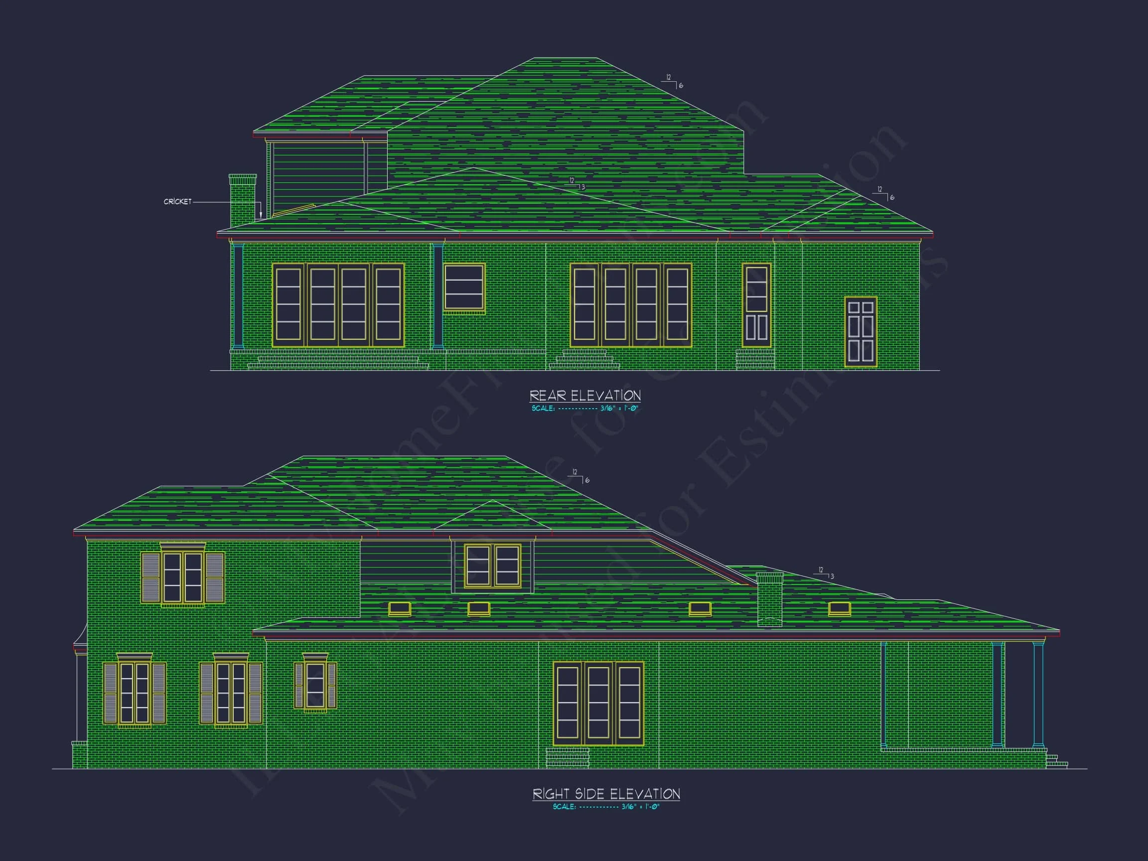 15-1548 HOUSE PLAN - Spacious House Floor Plan with Blueprint & CAD Designs 3 Spacious house Floor Plan with Blueprint & CAD Designs