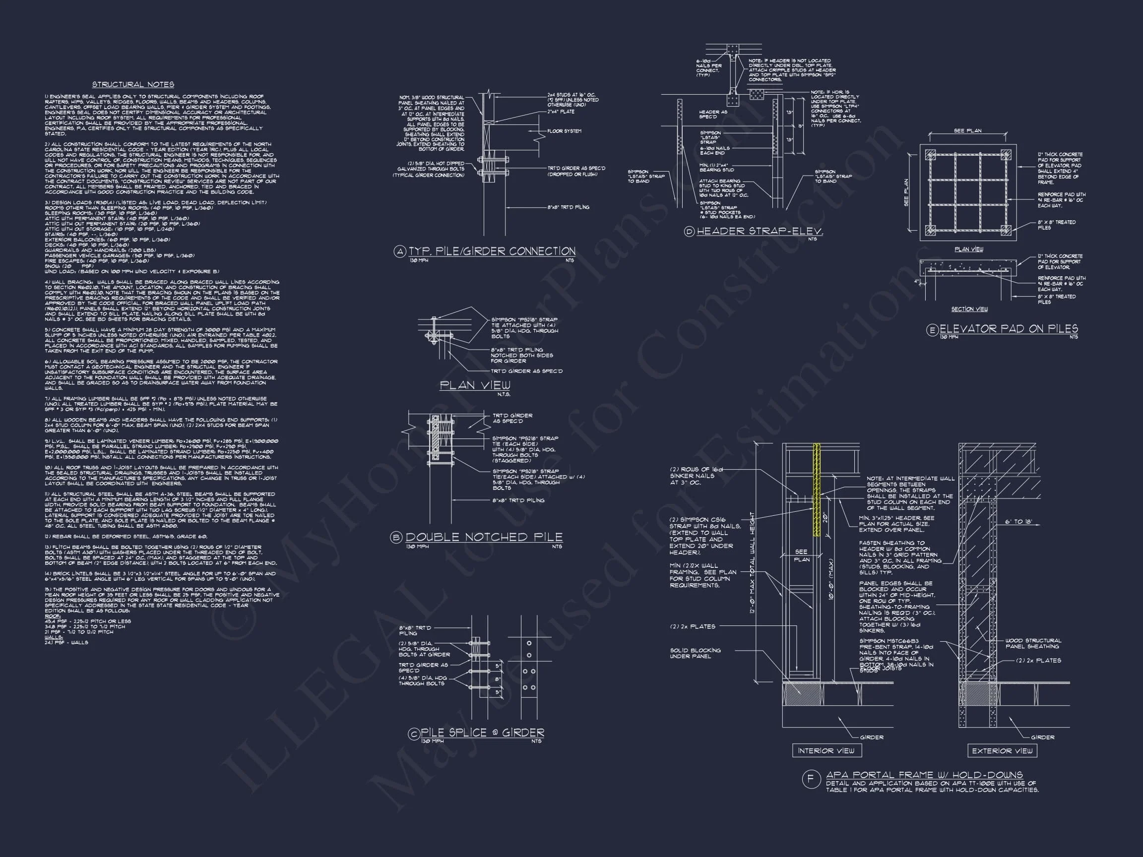 Modern Coastal house Plan with Spacious Design and Blueprint