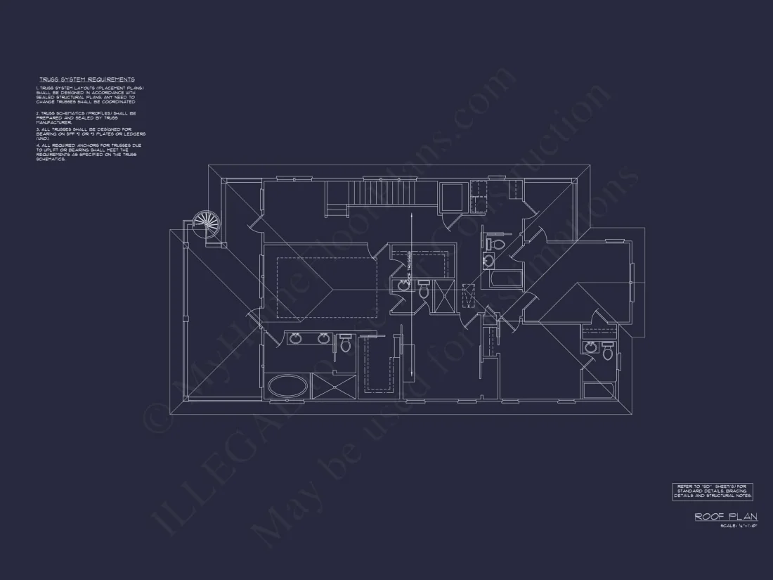 Modern Coastal house Plan with Spacious Design and Blueprint