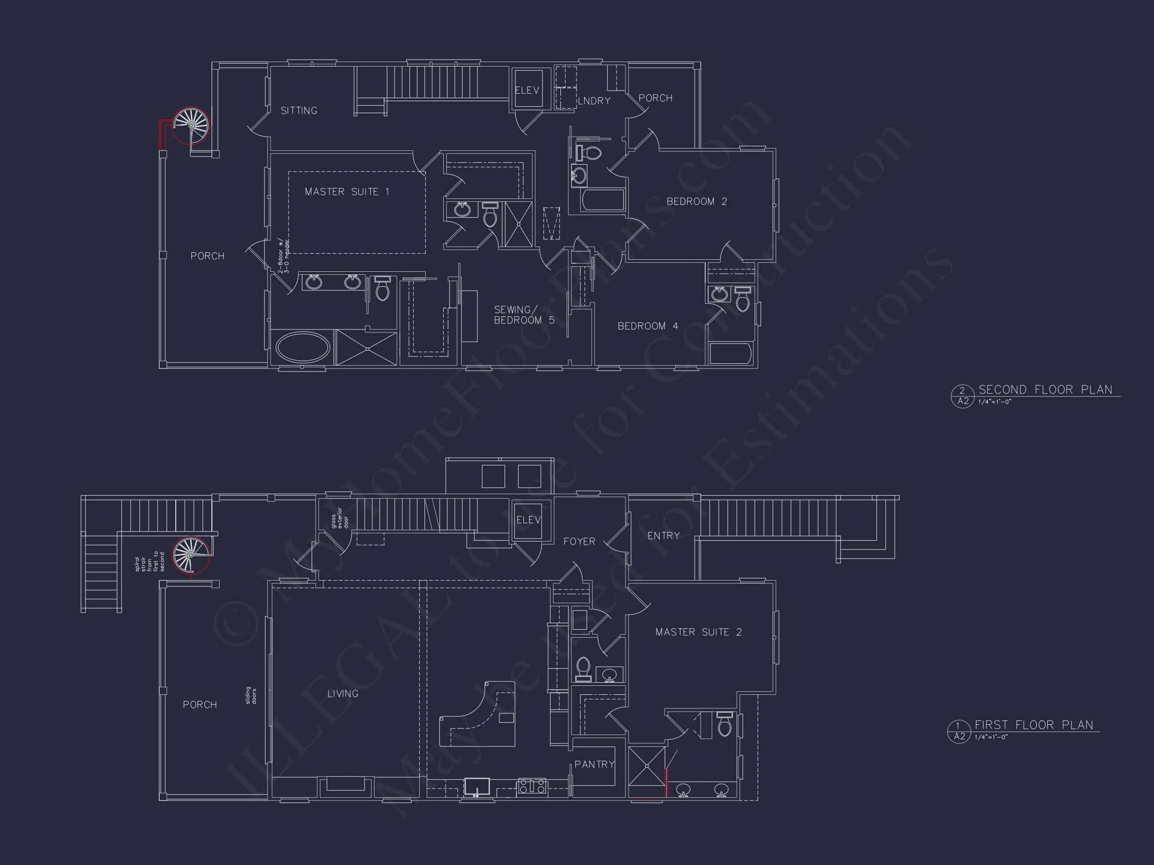 Modern Coastal house Plan with Spacious Design and Blueprint