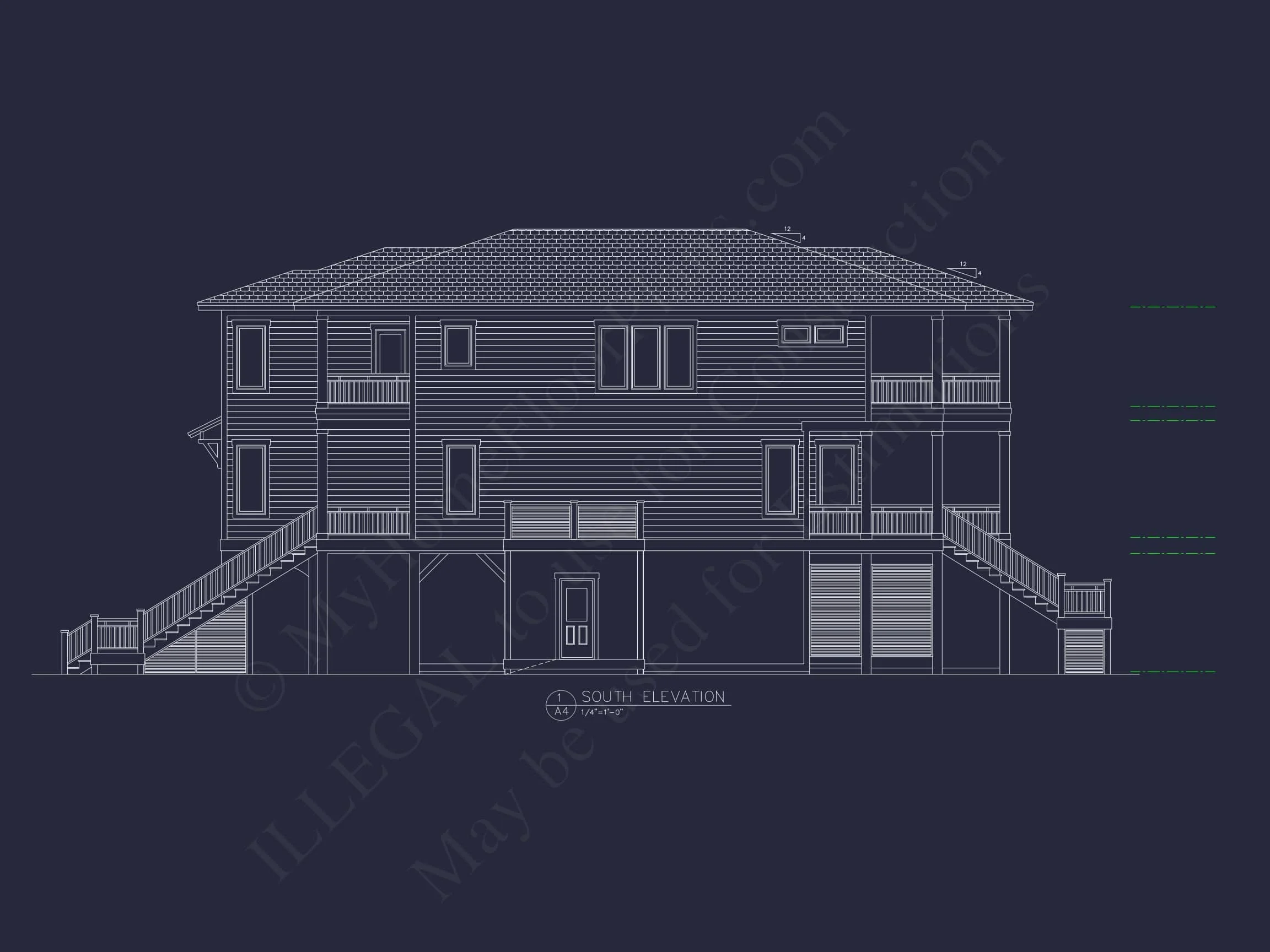 Modern Coastal house Plan with Spacious Design and Blueprint