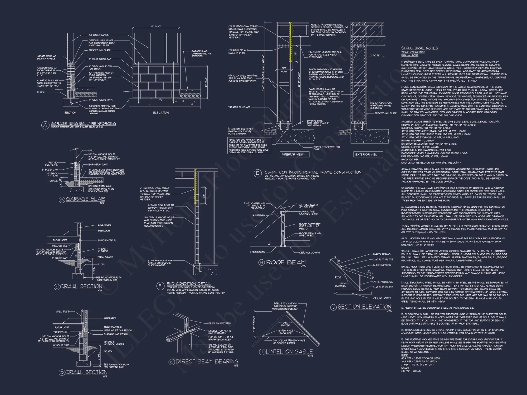 Modern house Plan with 2 Floors, 4 Bedrooms, and CAD Blueprint Designs