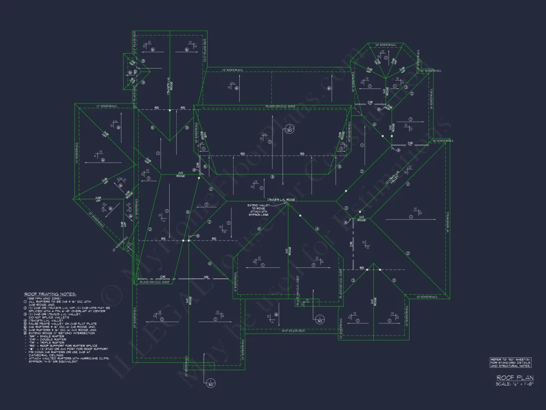 Modern house Plan with 2 Floors, 4 Bedrooms, and CAD Blueprint Designs