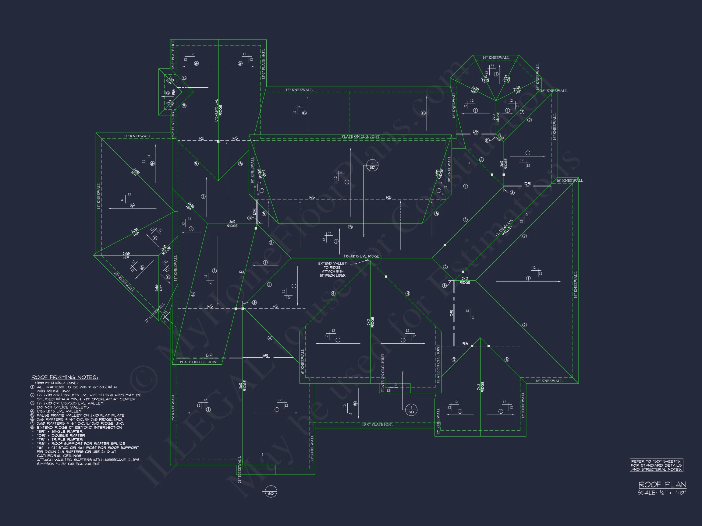 15-1532 HOUSE PLAN - Modern House Plan with 2 Floors, 4 Bedrooms, and CAD Blueprint Designs 11 Modern house Plan with 2 Floors, 4 Bedrooms, and CAD Blueprint Designs