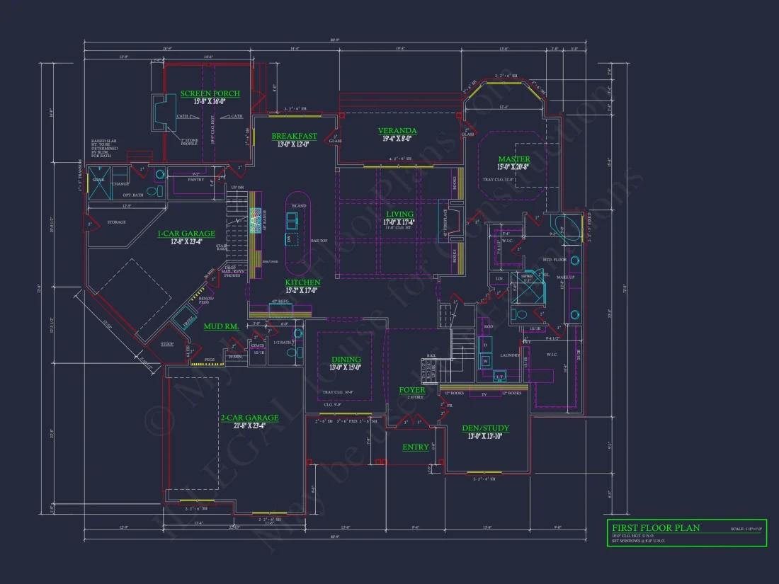 Modern house Plan with 2 Floors, 4 Bedrooms, and CAD Blueprint Designs