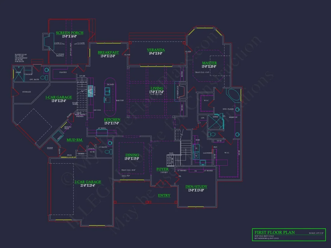 Modern house Plan with 2 Floors, 4 Bedrooms, and CAD Blueprint Designs