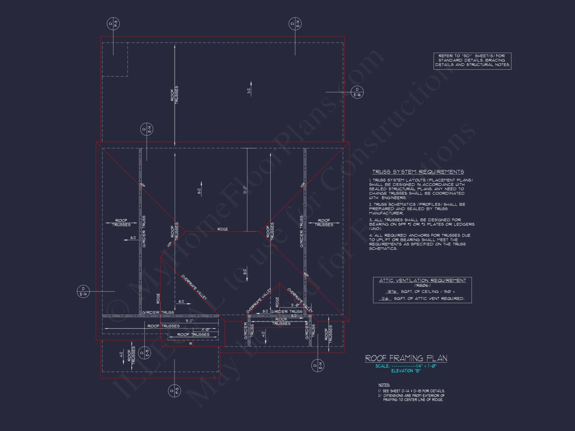 3 Bedroom house Plan with CAD Blueprints for Modern Designs