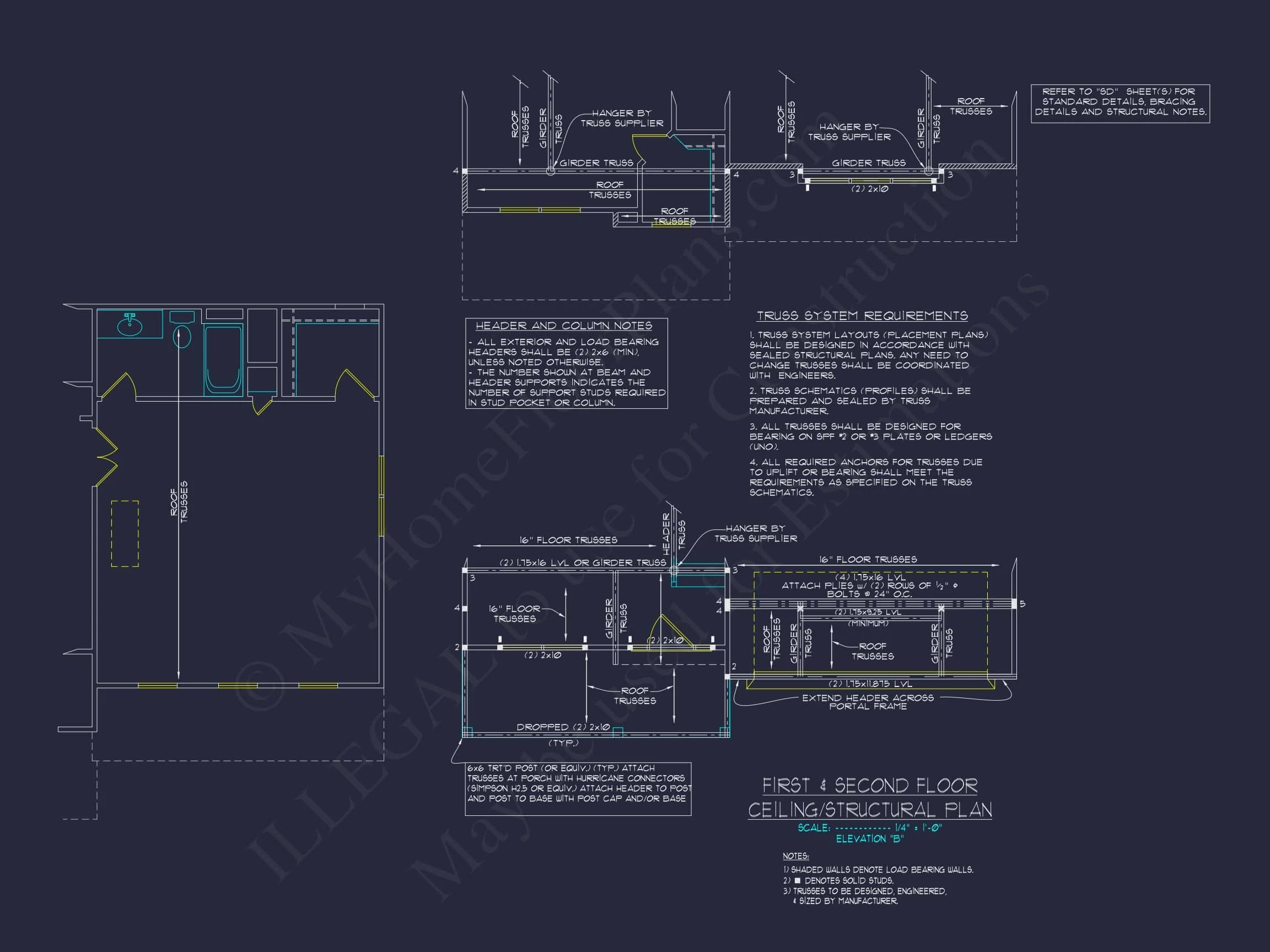 15-1495 HOUSE PLAN - 3-Bed, 2.5-Bath Modern Suburban House Plan – 2,337 Sq Ft with Bonus Room & Porches 40 3 Bedroom house Plan with CAD Blueprints for Modern Designs