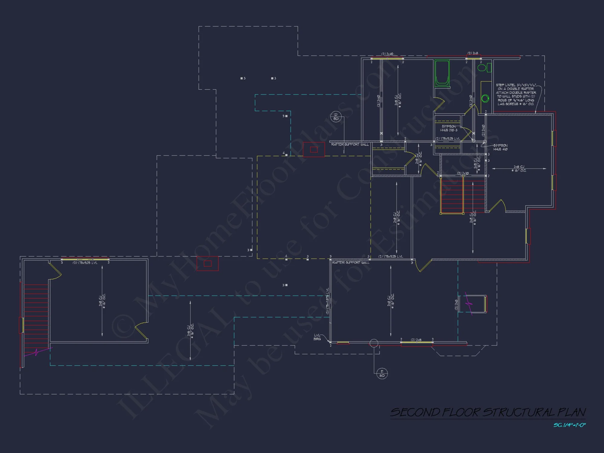 Discover This Colonial Floor Plan with a Spacious CAD house Design