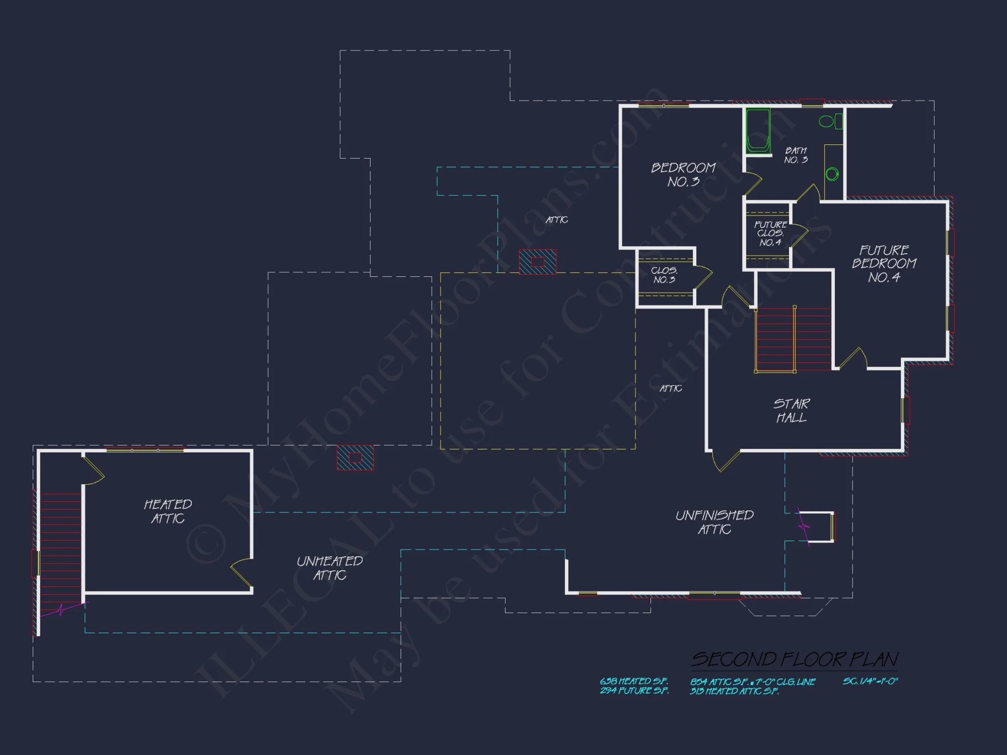 Discover This Colonial Floor Plan with a Spacious CAD house Design
