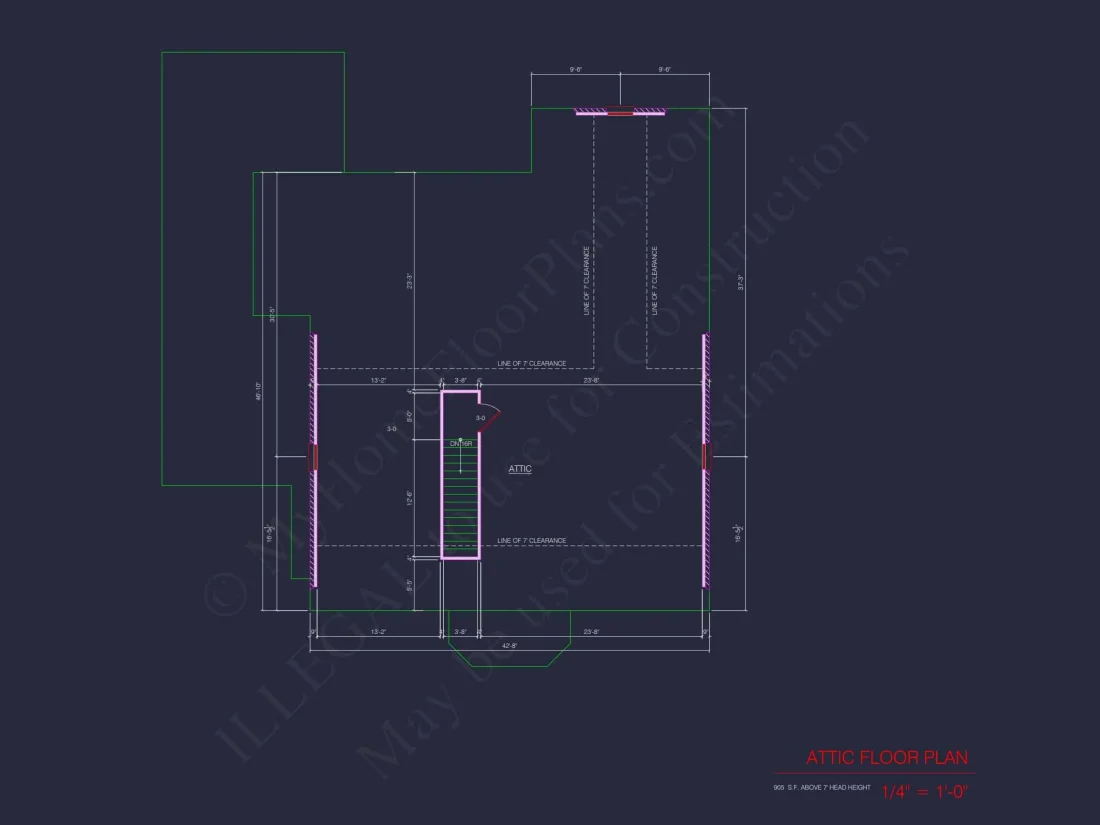Elegant house Blueprint with 3.5 Floors & CAD Designs