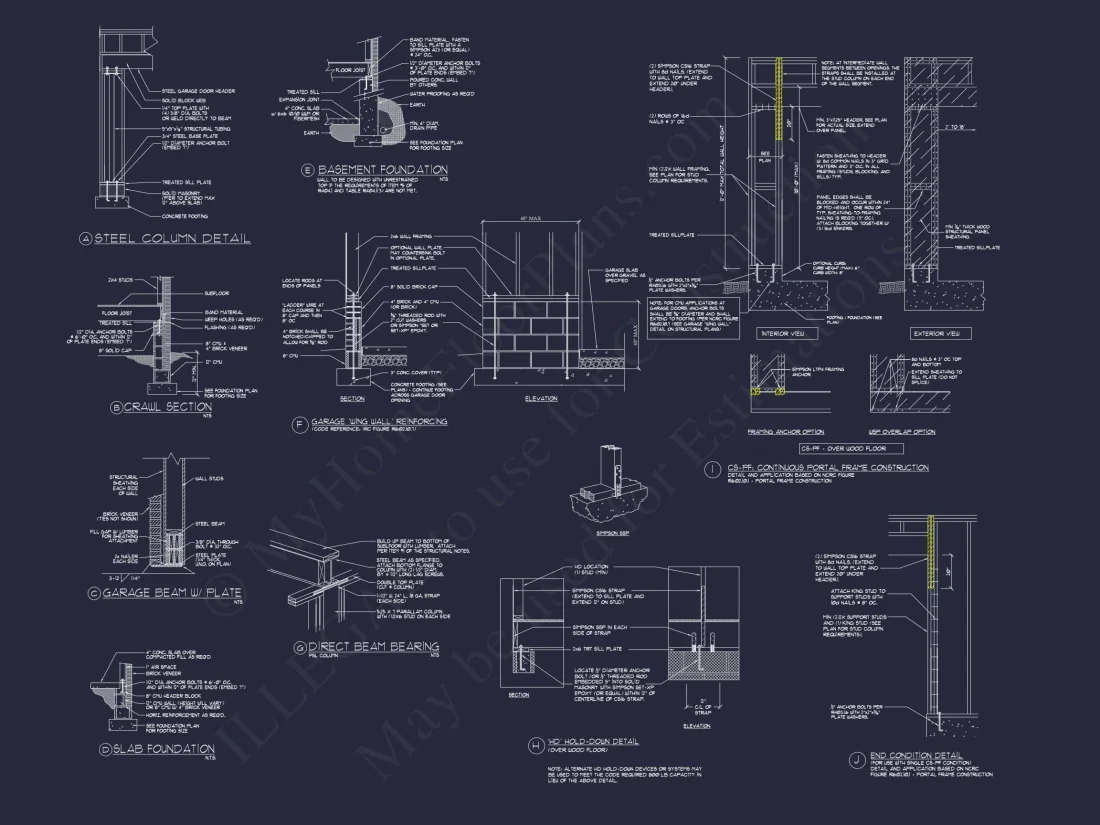 Elegant house Blueprint with 3.5 Floors & CAD Designs