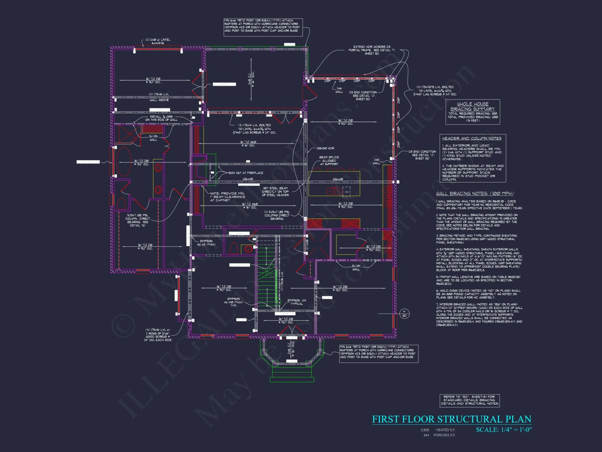 Elegant house Blueprint with 3.5 Floors & CAD Designs