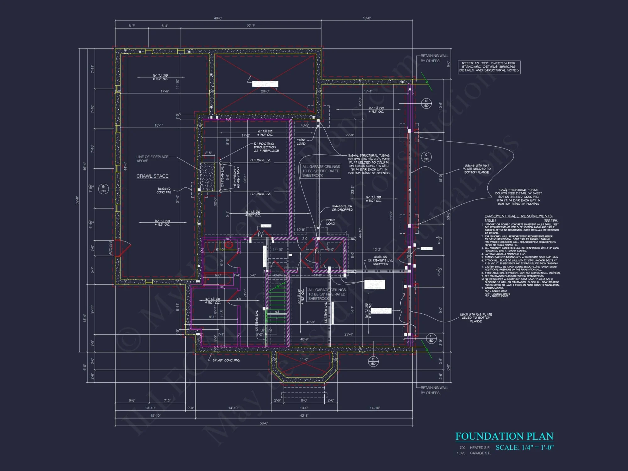 Elegant house Blueprint with 3.5 Floors & CAD Designs