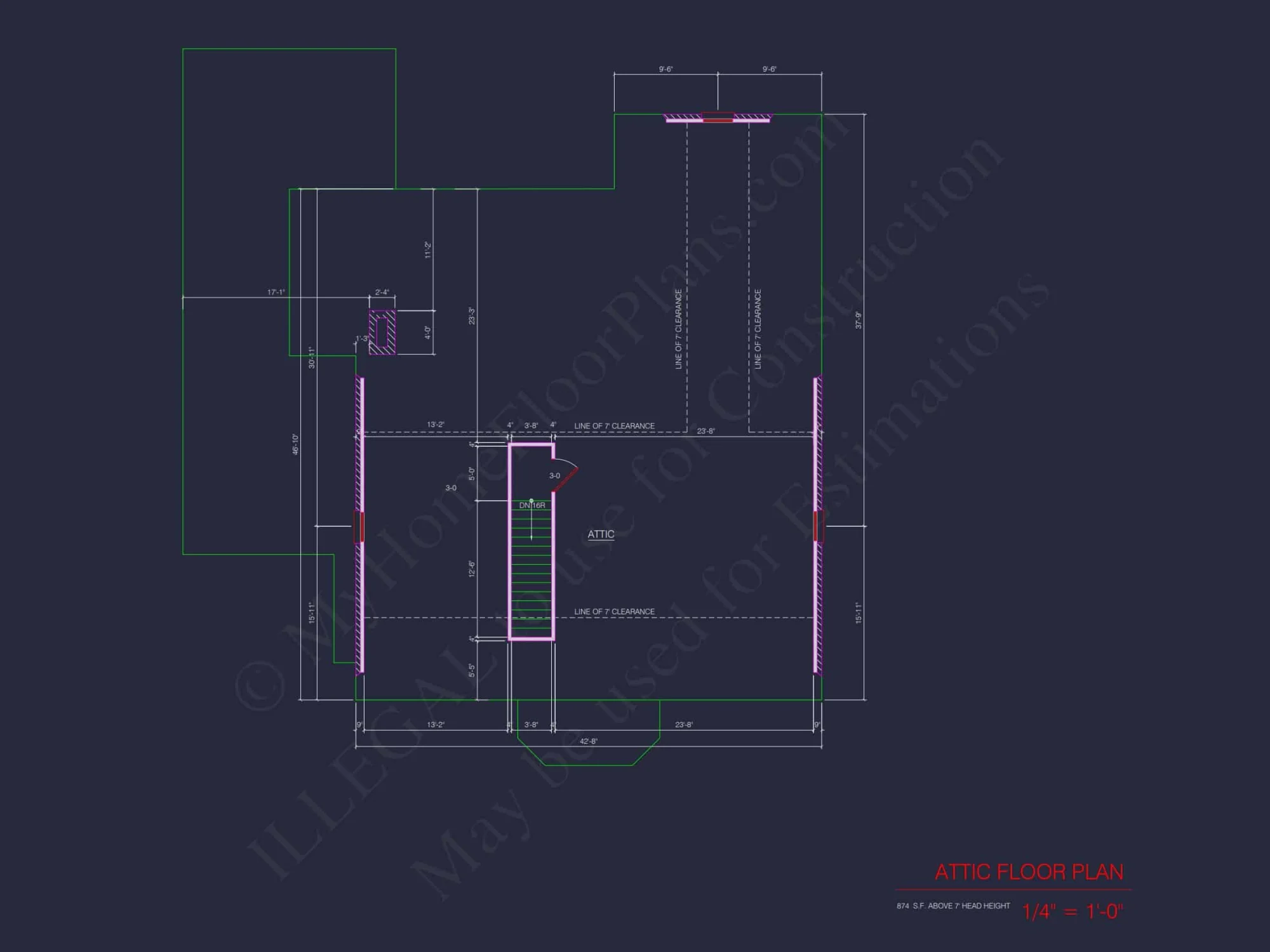 Elegant house Blueprint with 3.5 Floors & CAD Designs