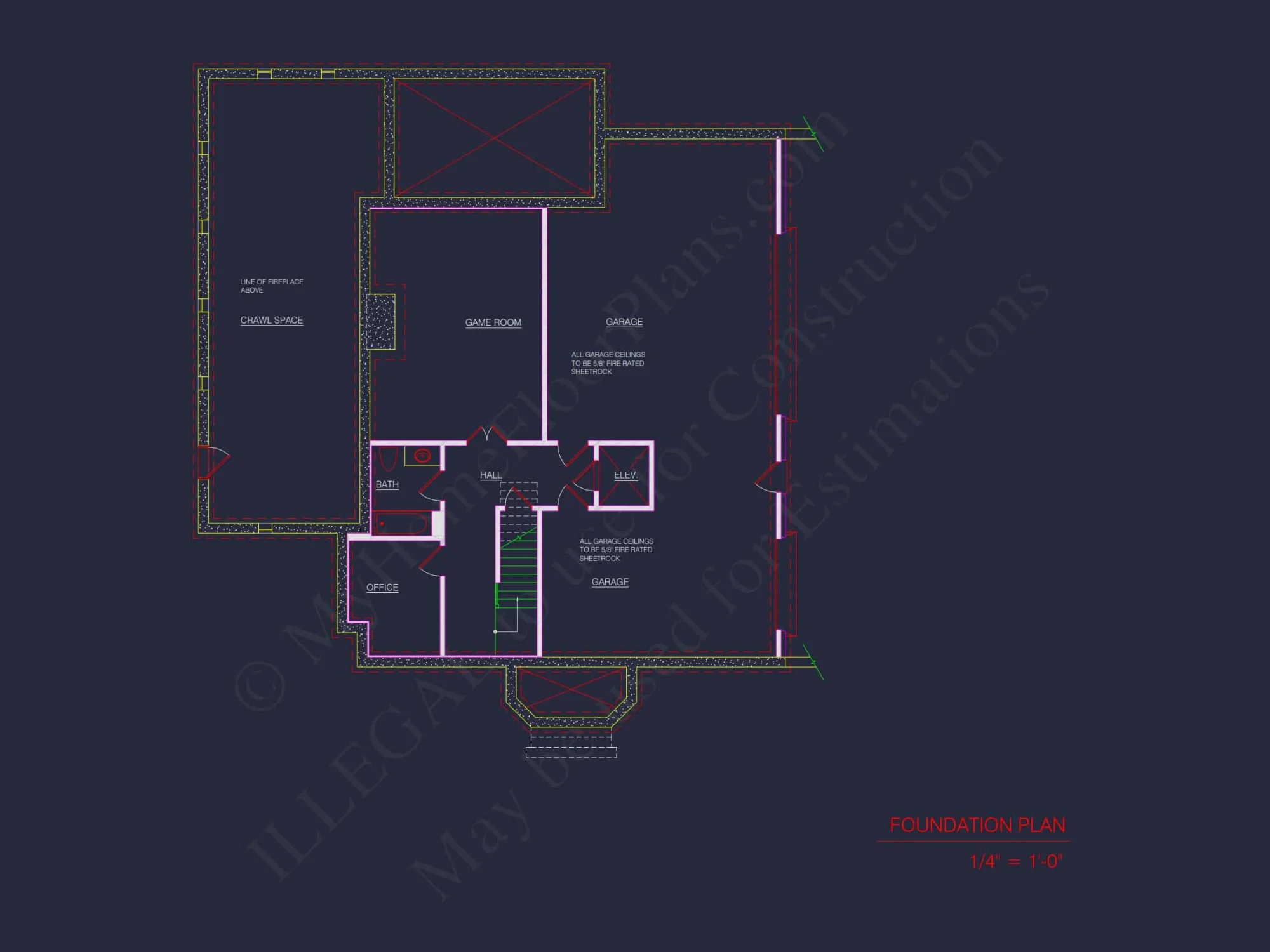 Elegant house Blueprint with 3.5 Floors & CAD Designs