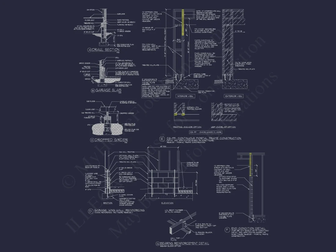 Colonial house Floor Plan: 2-Story, 5-Bed, 4-Bath Blueprint