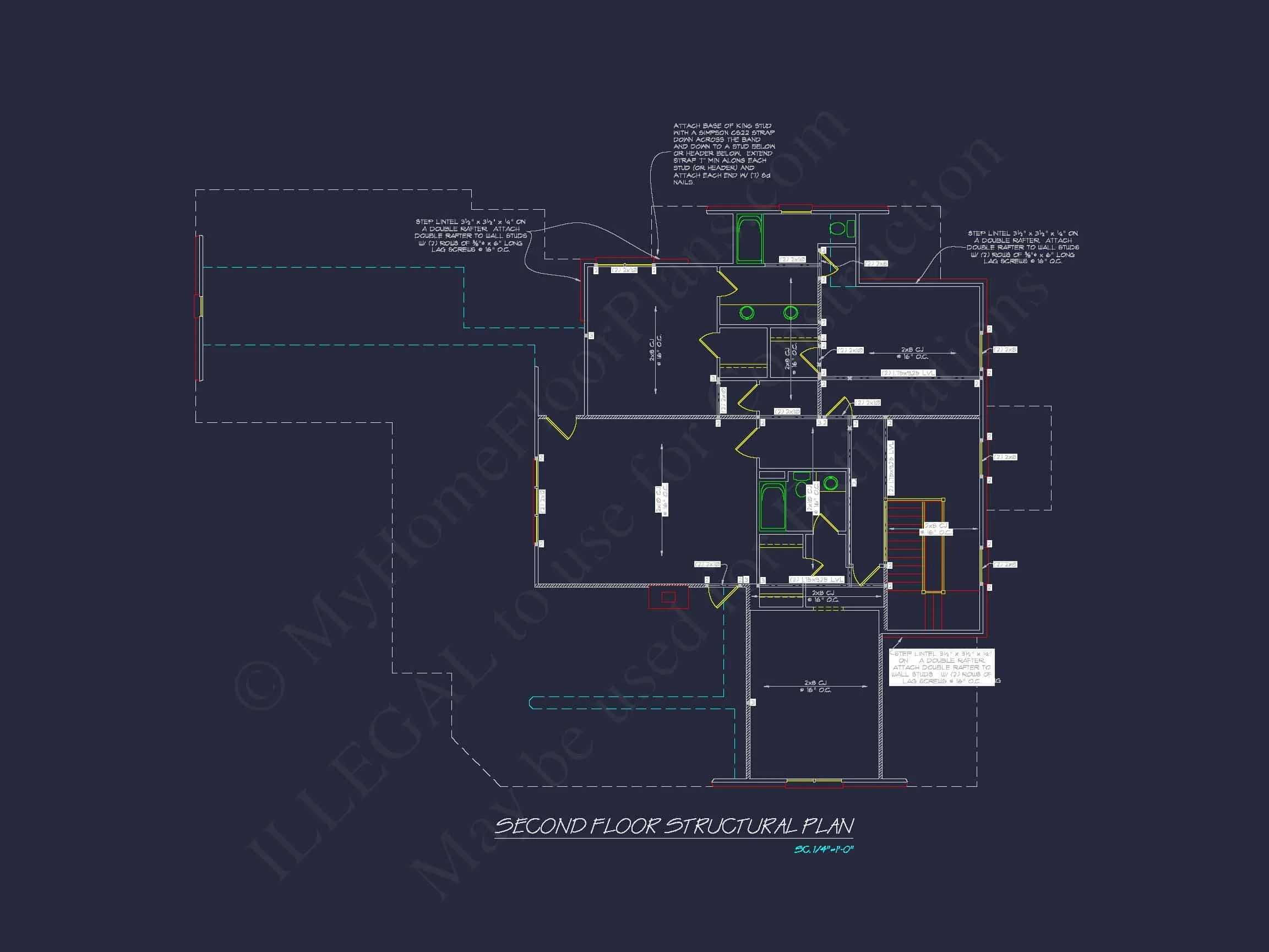 15-1411 HOUSE PLAN - Colonial House Floor Plan: 2-Story, 5-Bed, 4-Bath Blueprint 11 Colonial house Floor Plan: 2-Story, 5-Bed, 4-Bath Blueprint