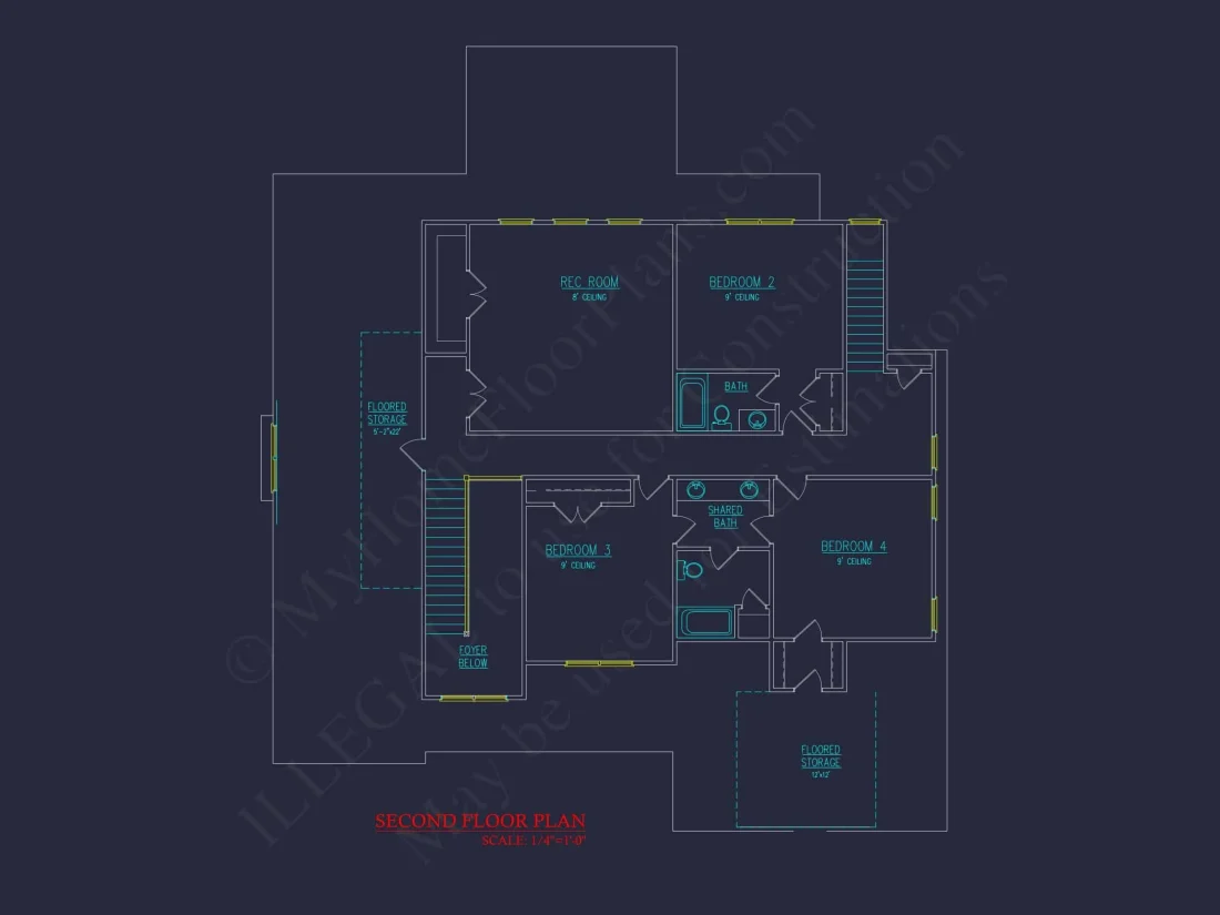 Modern Craftsman house Plan with Luxury Features and CAD Designs